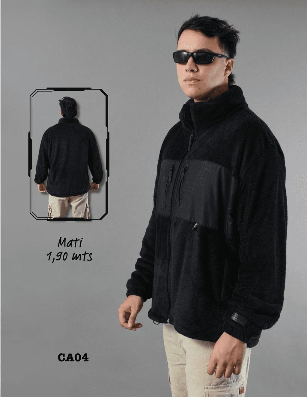 Black Soft Fleece Jacket