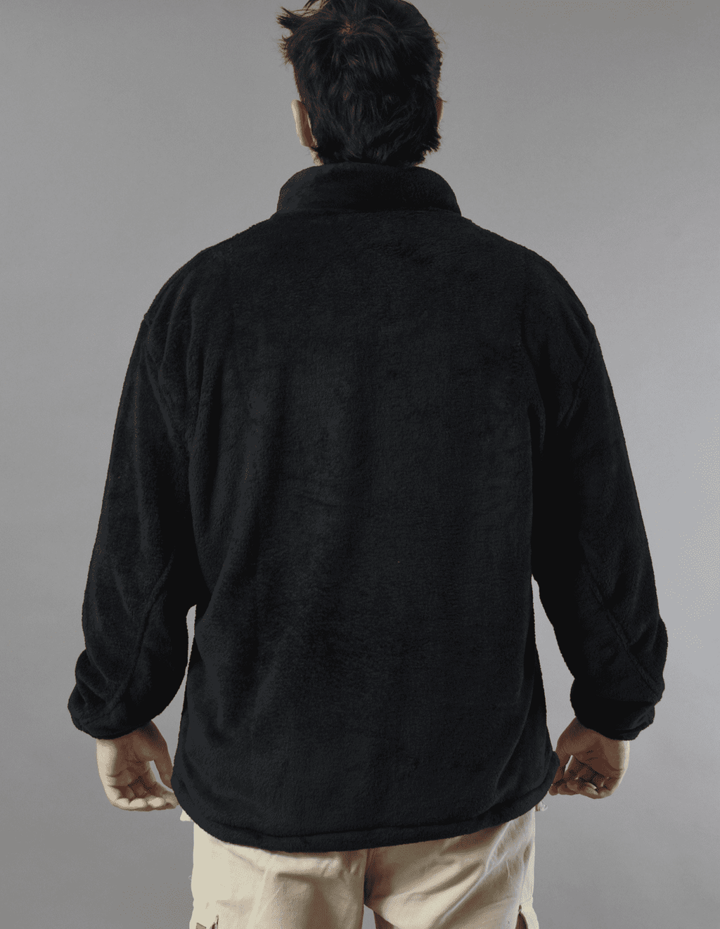 Black Soft Fleece Jacket