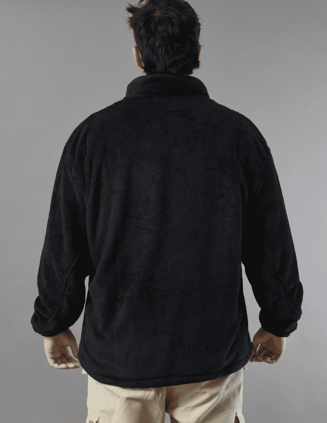 Black Soft Fleece Jacket