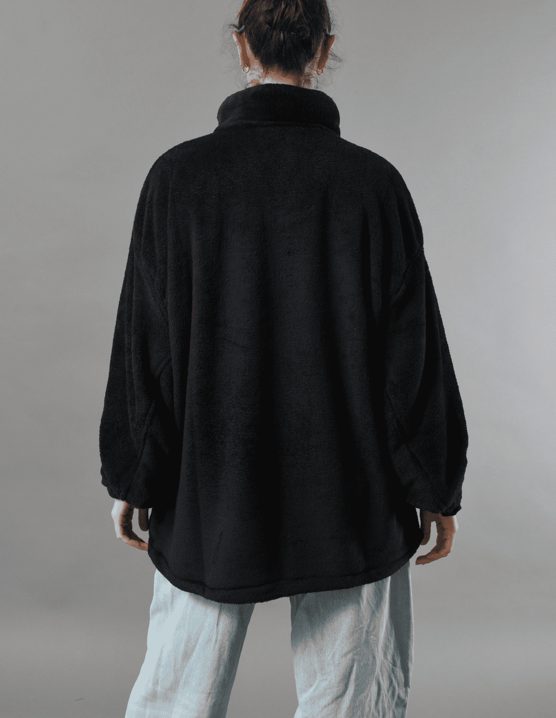 Black Soft Fleece Jacket