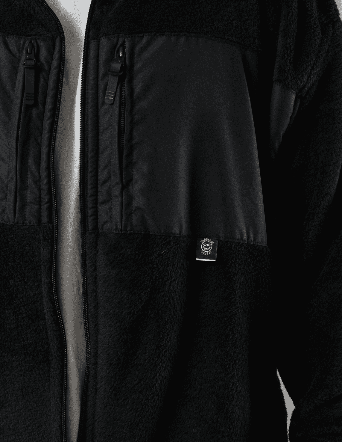 Black Soft Fleece Jacket