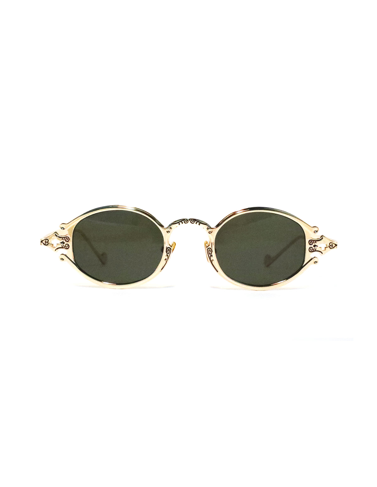 Dinasty Gold & Green Sunglasses