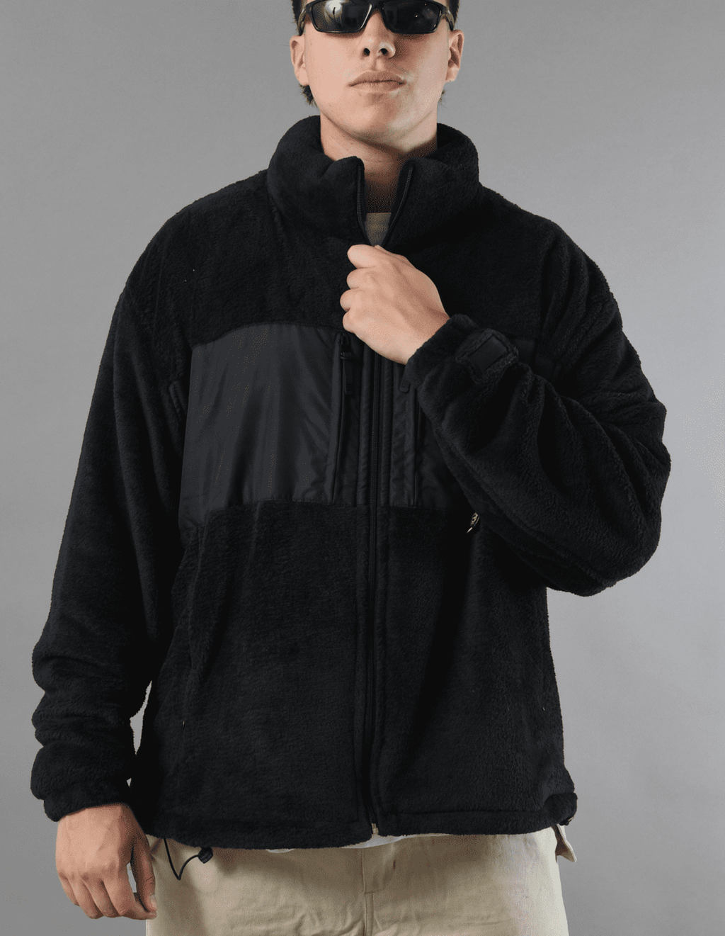 Black Soft Fleece Jacket