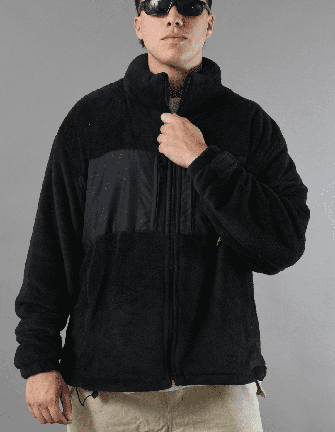 Black Soft Fleece Jacket