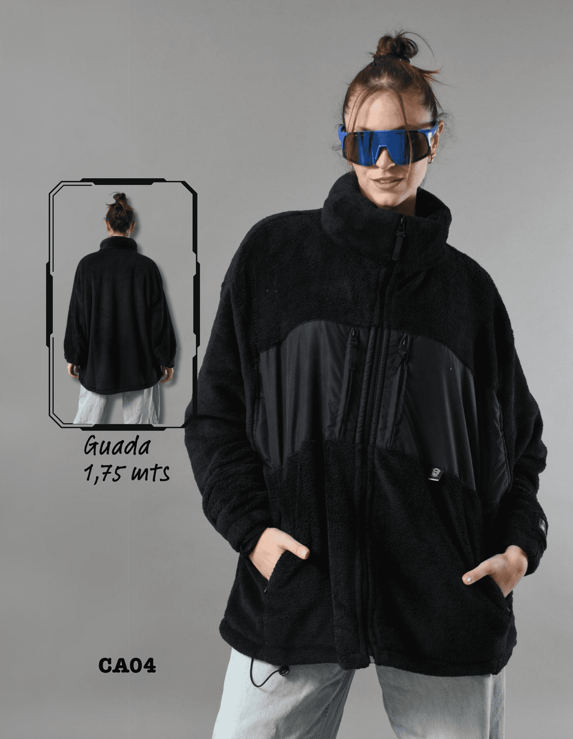 Black Soft Fleece Jacket