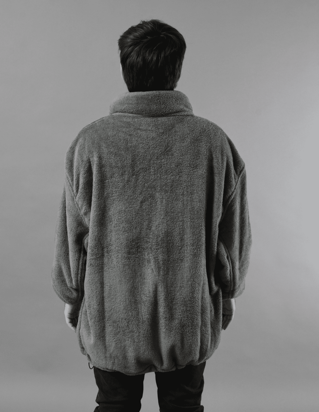 Gray Soft Fleece Jacket