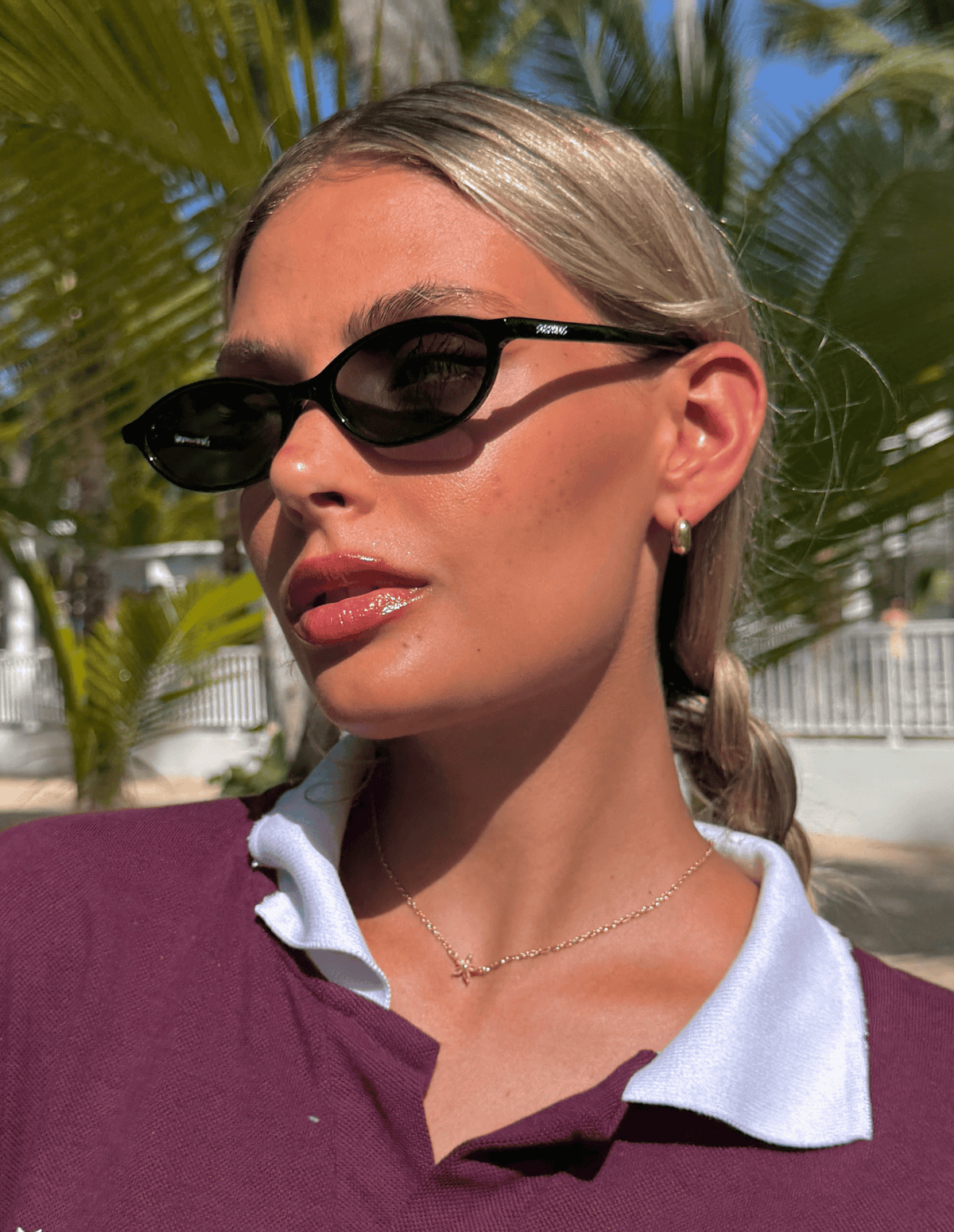 Gaia Black Sunglasses