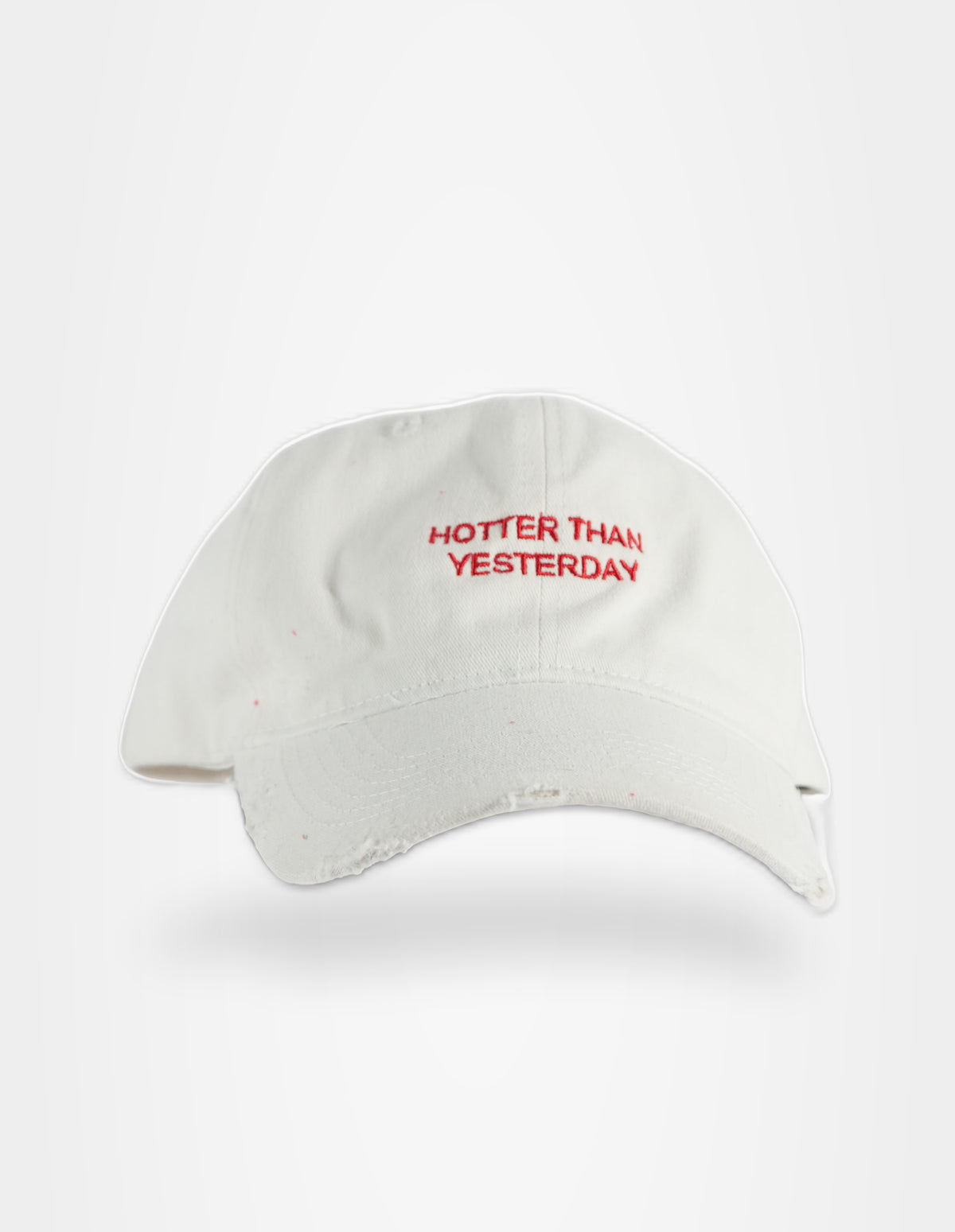 Hotter White Cap — front — Studio Joshua August 2026 — GO50-02