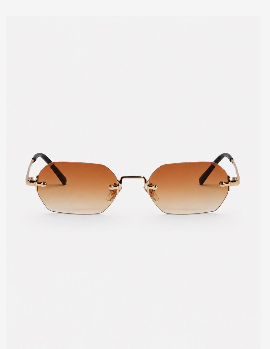 Glam Sunset Gold Sunglasses