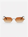 Glam Sunset Gold Sunglasses