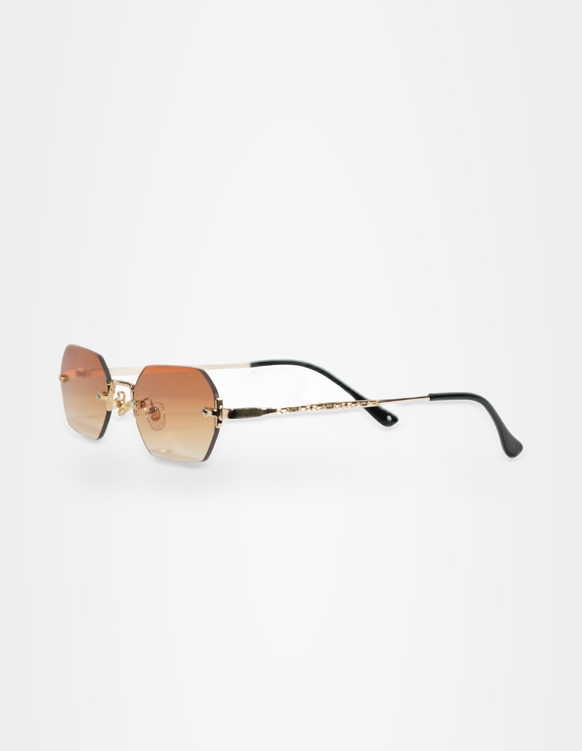 Glam Sunset Gold Sunglasses — left view — Studio Joshua August 2026 — GT122-03