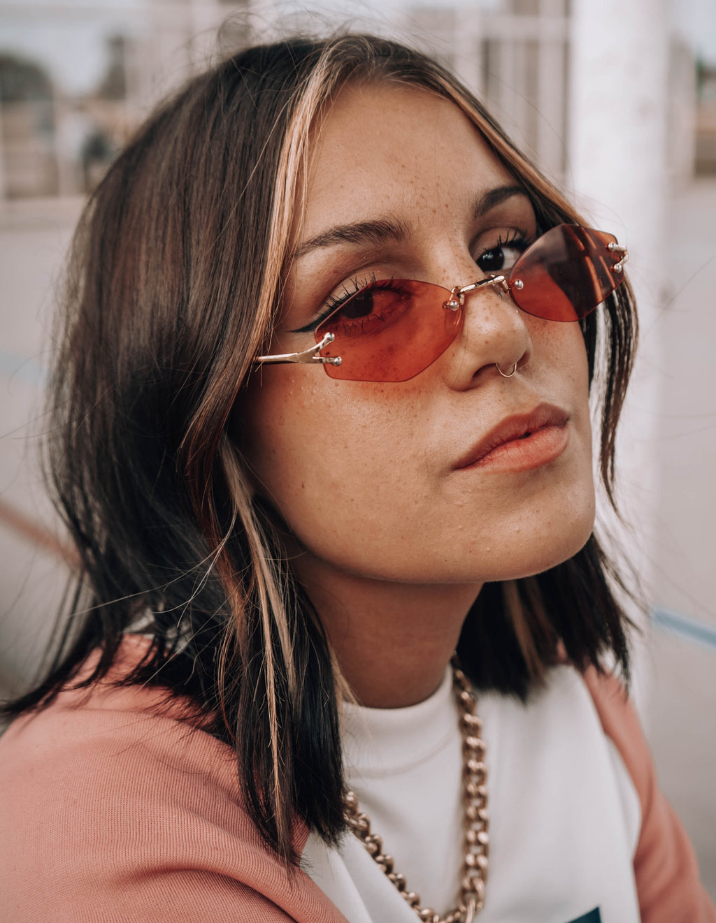 Zomer Red Sunglasses