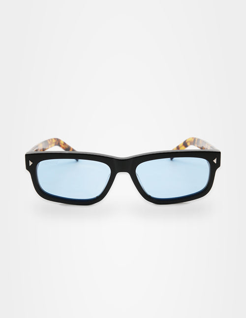 Blaze Black Blue sunglasses – front view – Sobrados