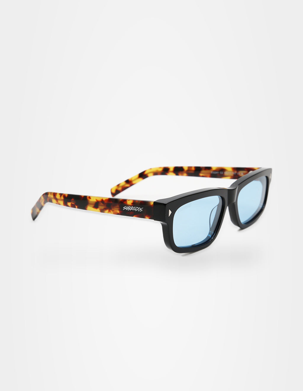 Blaze Black Blue sunglasses – left three-quarter view – Sobrados