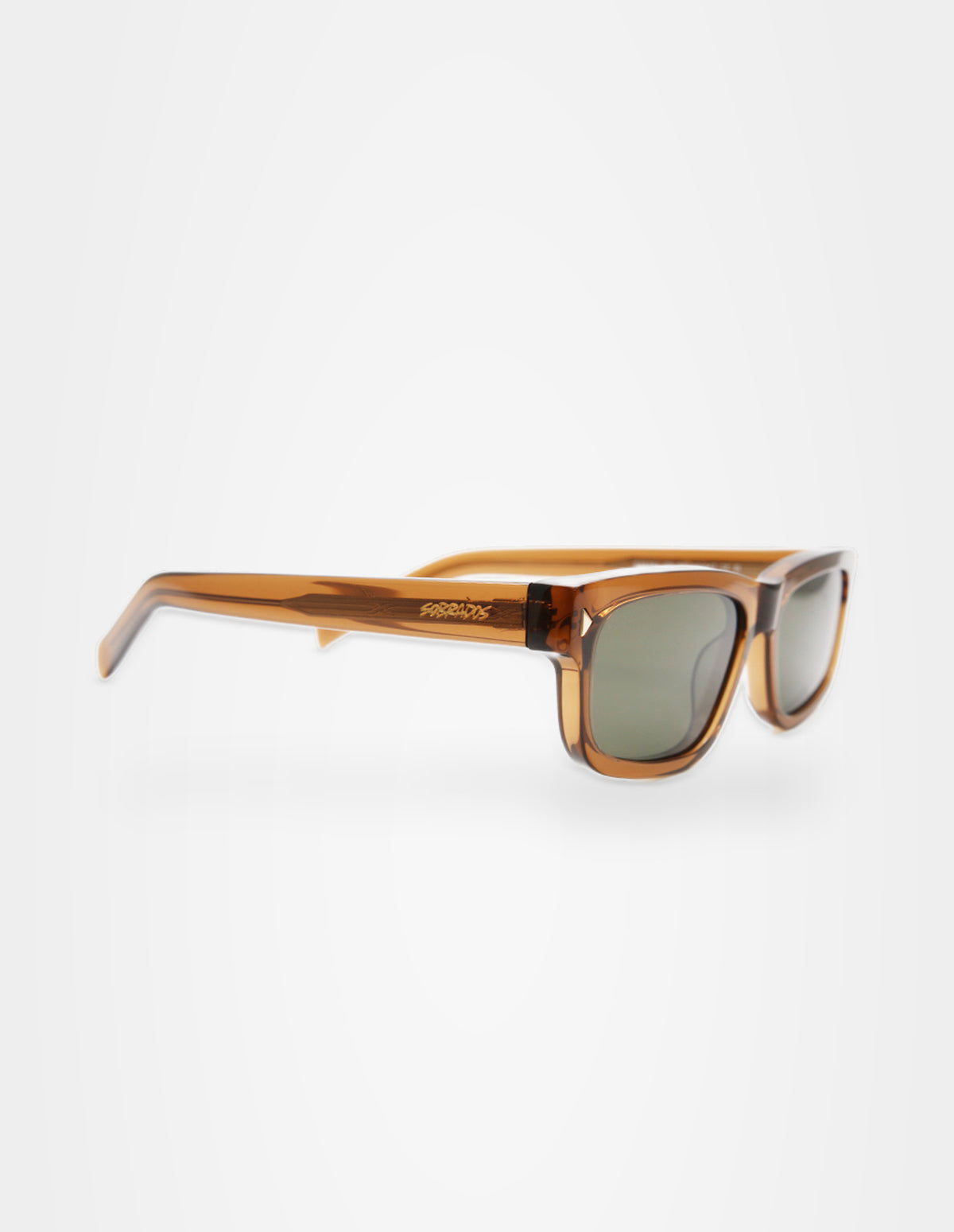 Blaze Dark Honey sunglasses – left three-quarter view – Sobrados