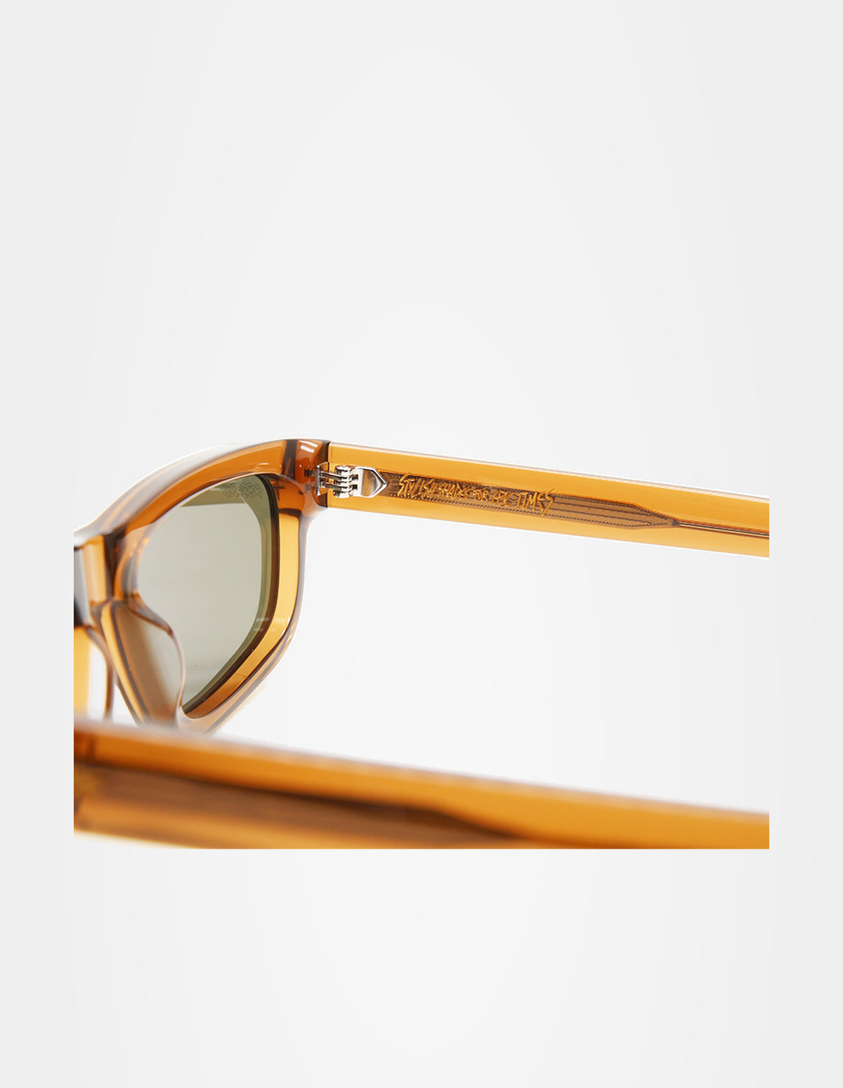 Blaze Dark Honey sunglasses – temple detail – Sobrados