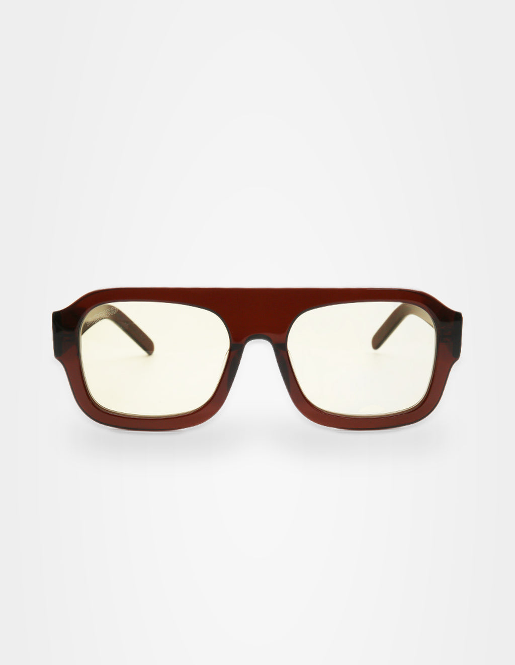 Velvet Brown sunglasses – front view – Sobrados