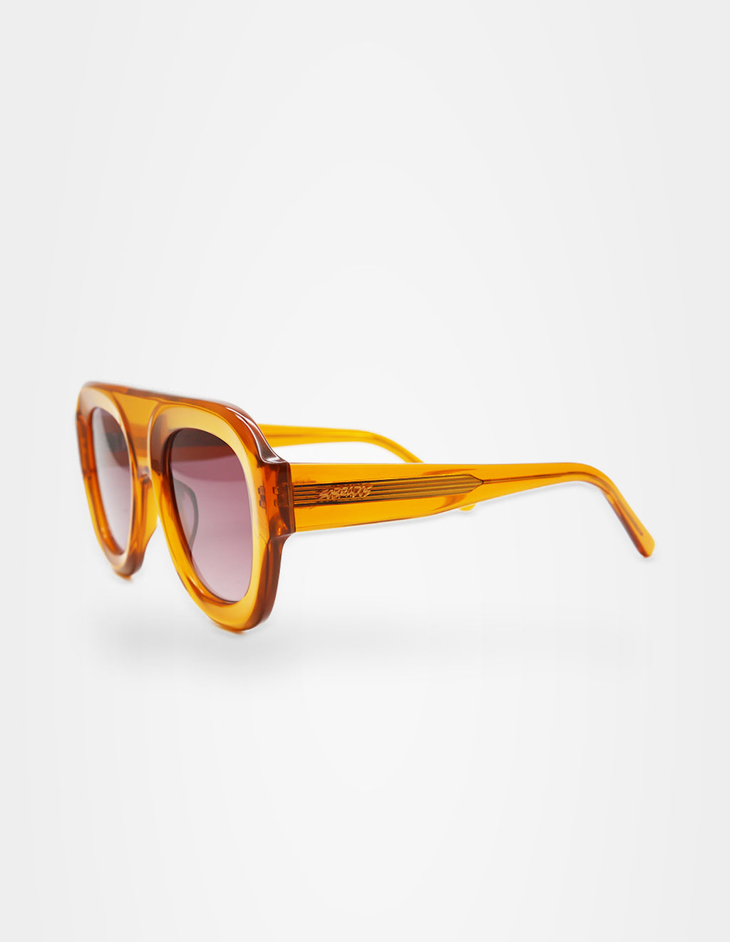 Alton Orange sunglasses – right three-quarter view – Sobrados