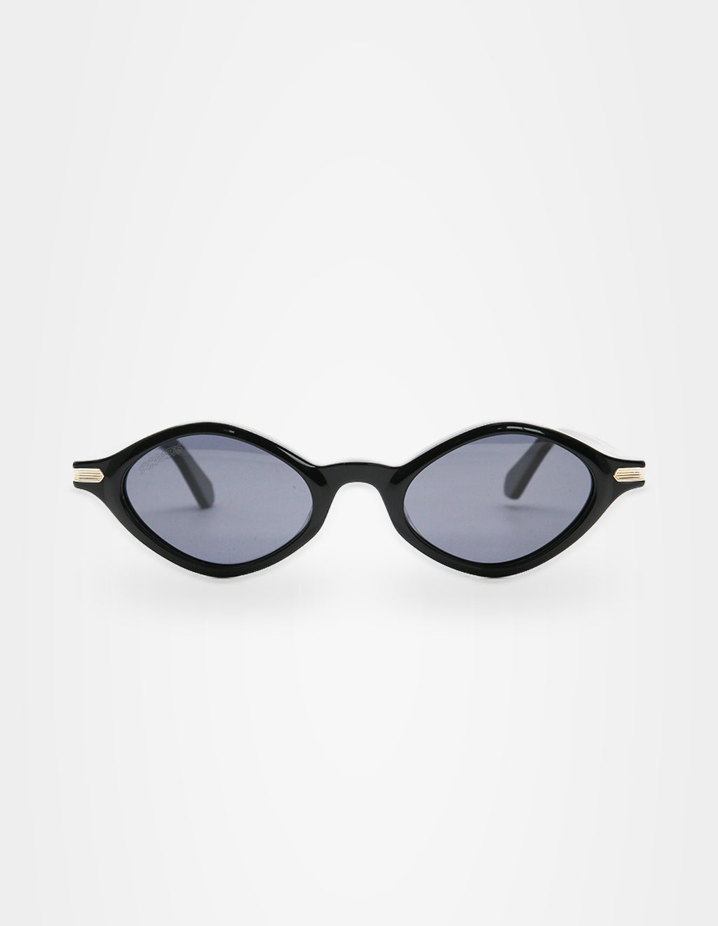 Sunrush Black sunglasses – front view – Sobrados