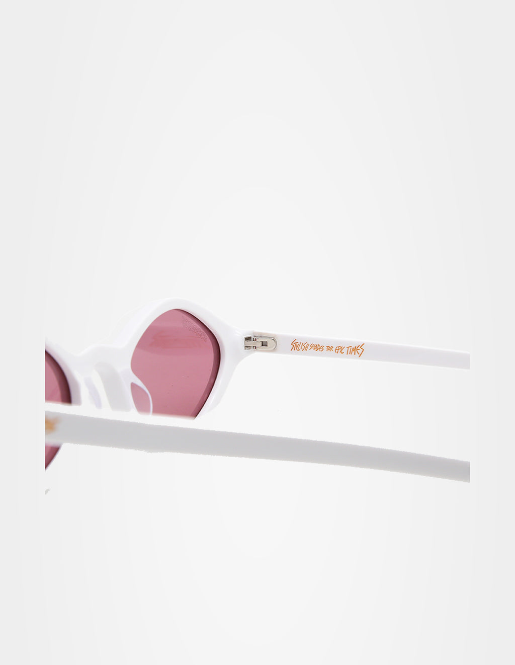 Sunrush Pink sunglasses – temple detail – Sobrados