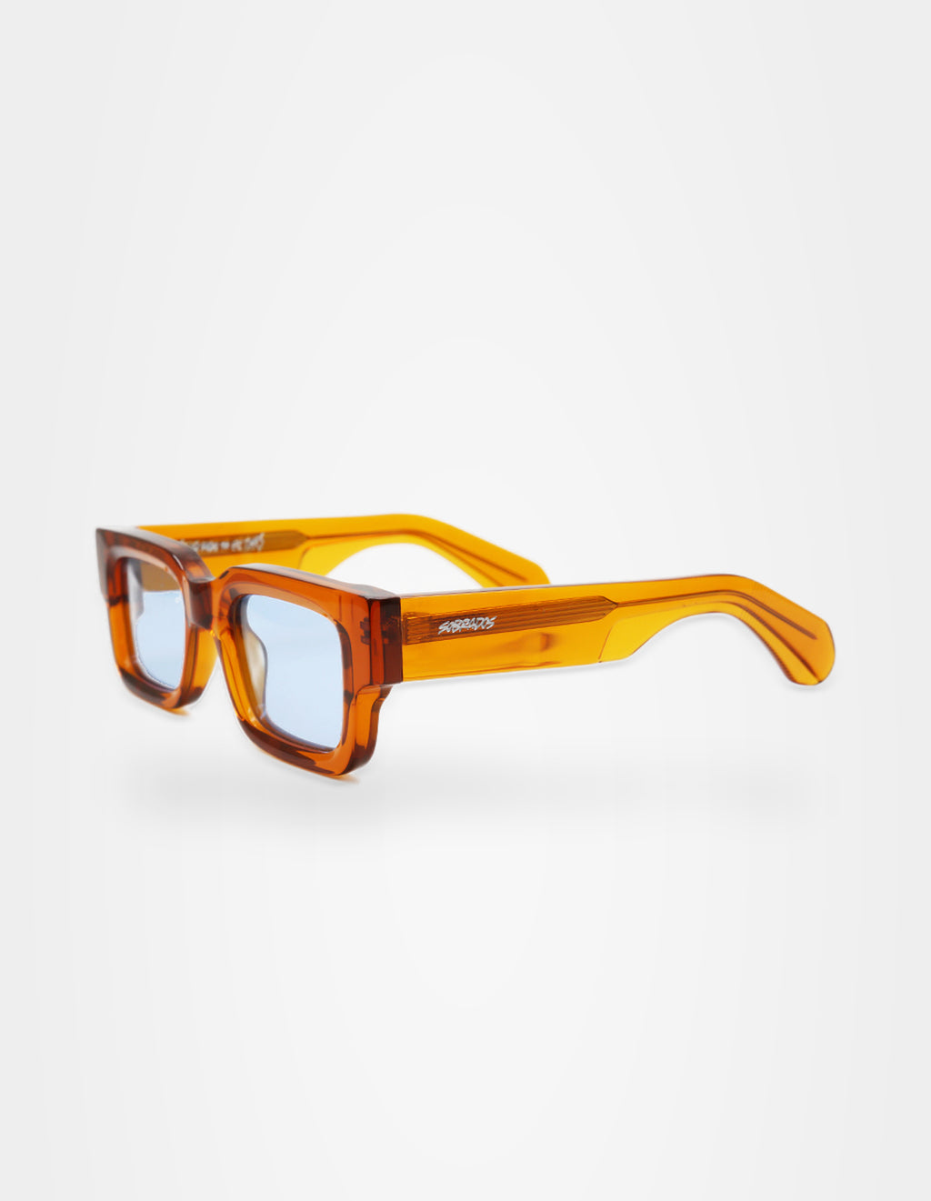 Cherif Orange sunglasses – right three-quarter view – Sobrados