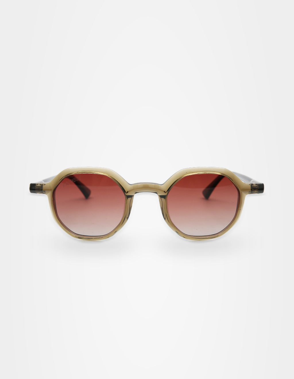 Ritual Green sunglasses – front view – Sobrados