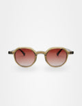 Ritual Green sunglasses – front view – Sobrados