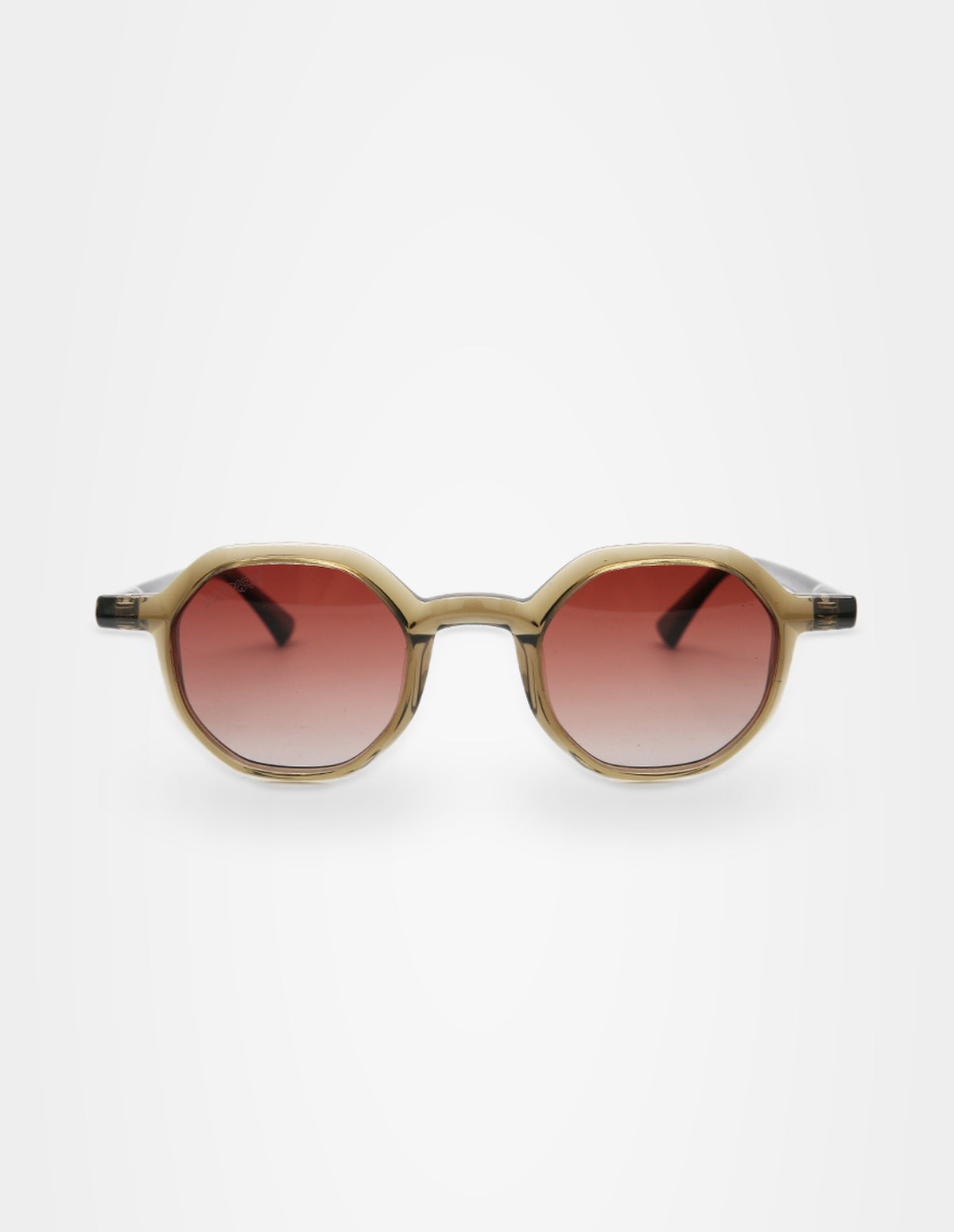 Ritual Green sunglasses – front view – Sobrados