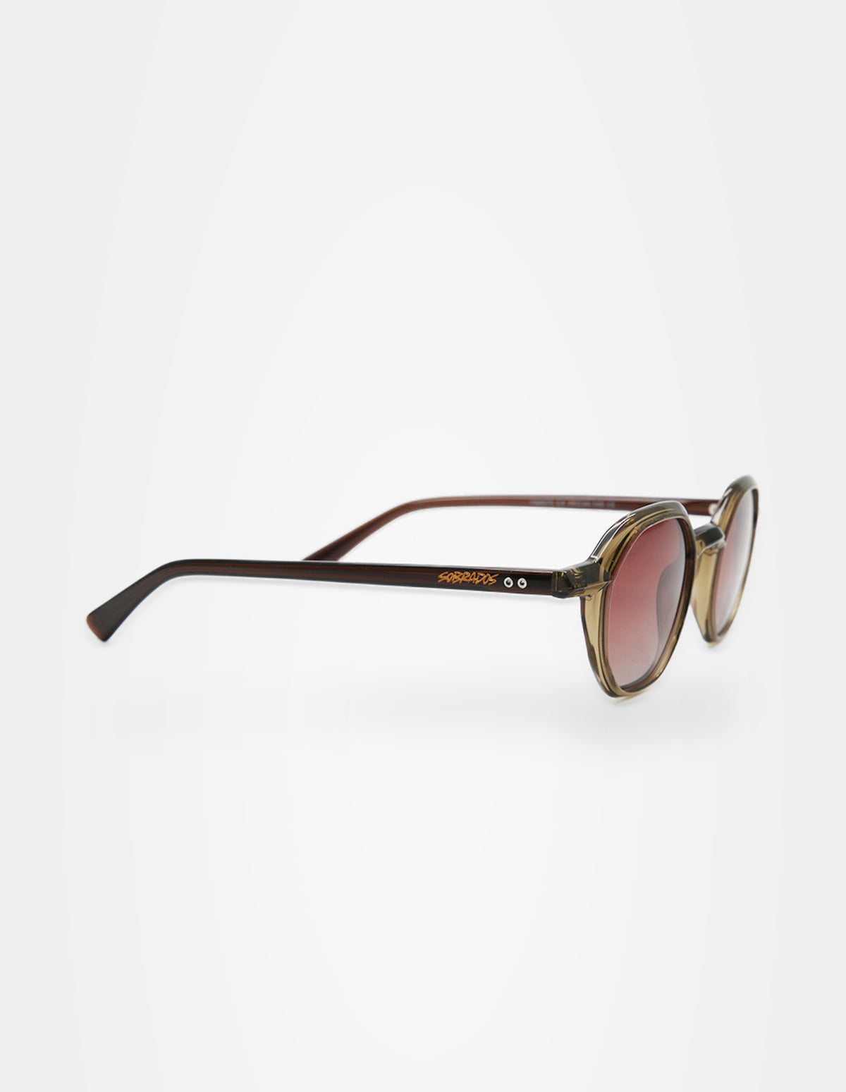 Ritual Green sunglasses – left three-quarter view – Sobrados