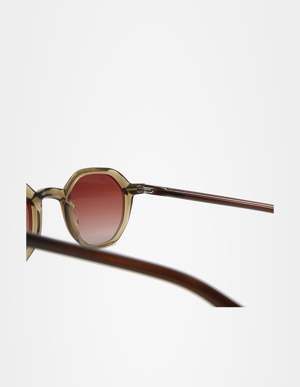 Ritual Green sunglasses – temple detail – Sobrados