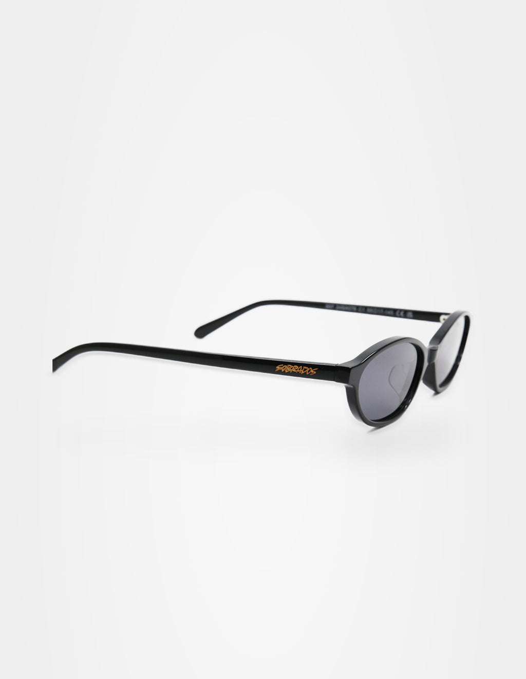 Gaia Black sunglasses – left three-quarter view – Sobrados