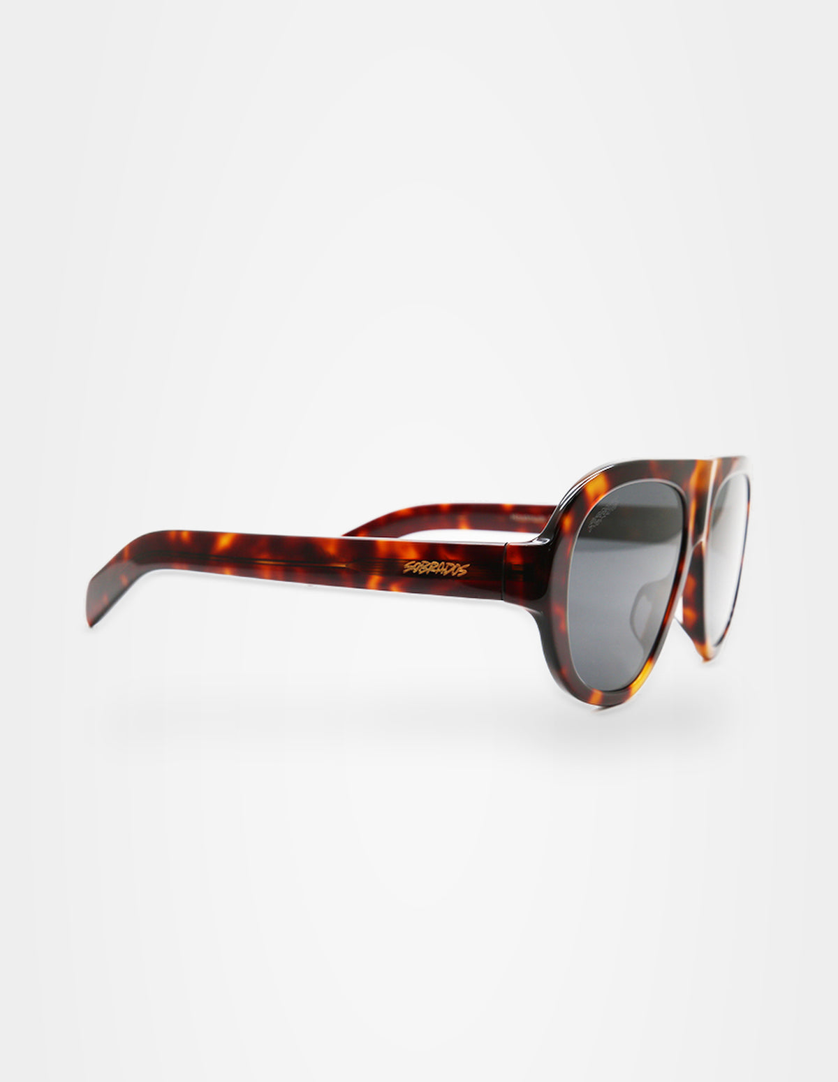 UV Nasty Tortoise sunglasses – left three-quarter view – Sobrados