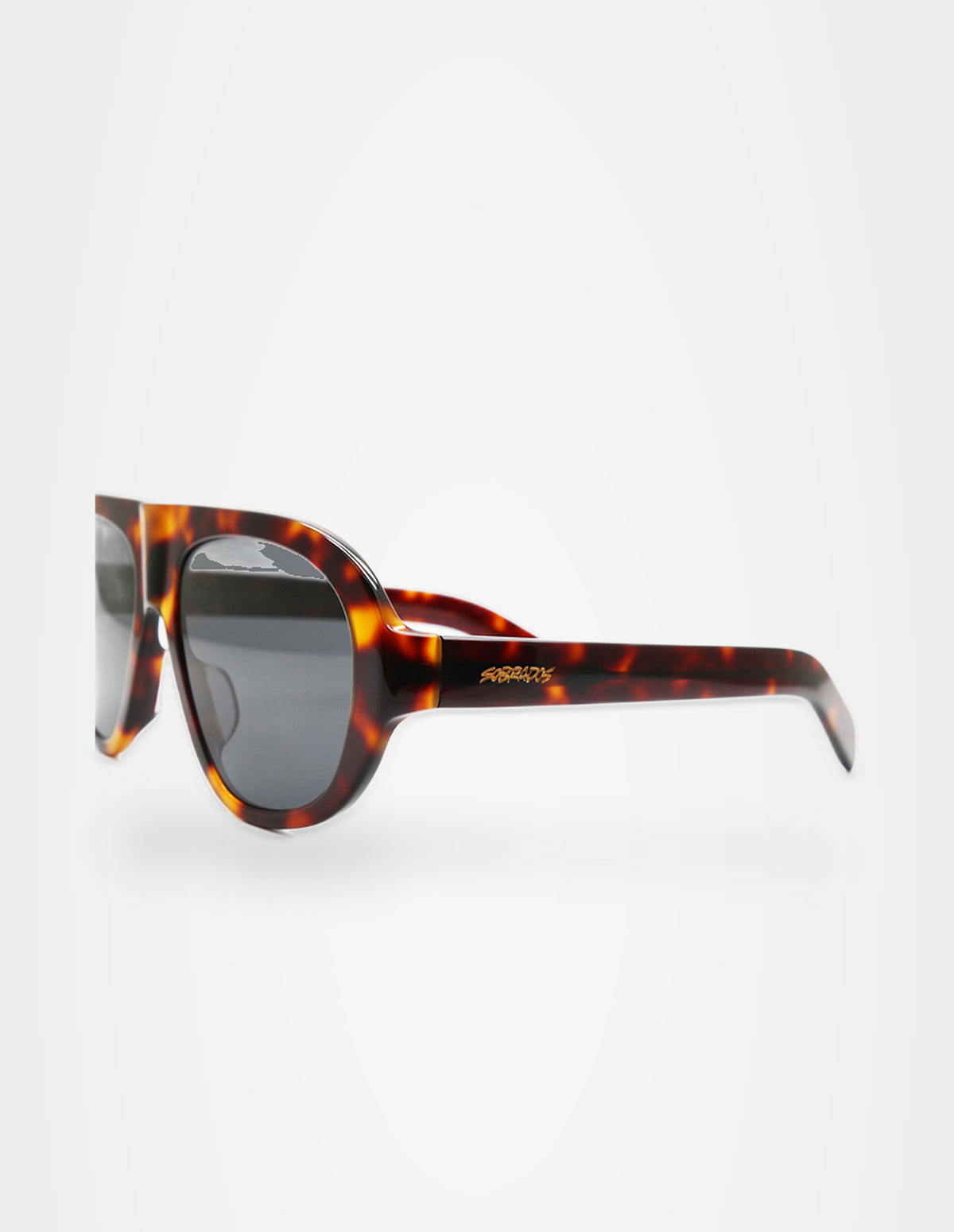 UV Nasty Tortoise sunglasses – right three-quarter view – Sobrados