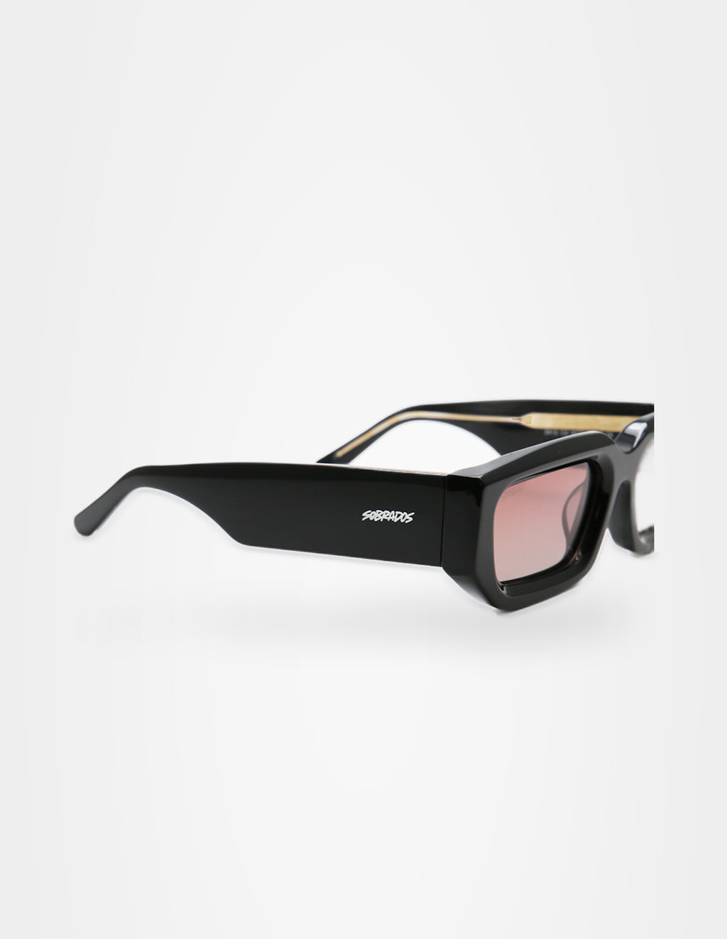 Fever Black Pink sunglasses – left three-quarter view – Sobrados
