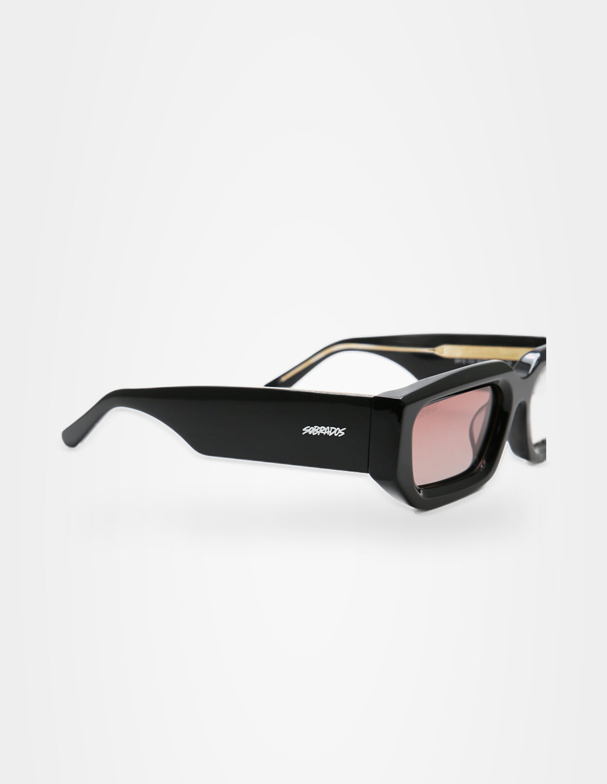 Fever Black Pink sunglasses – left three-quarter view – Sobrados
