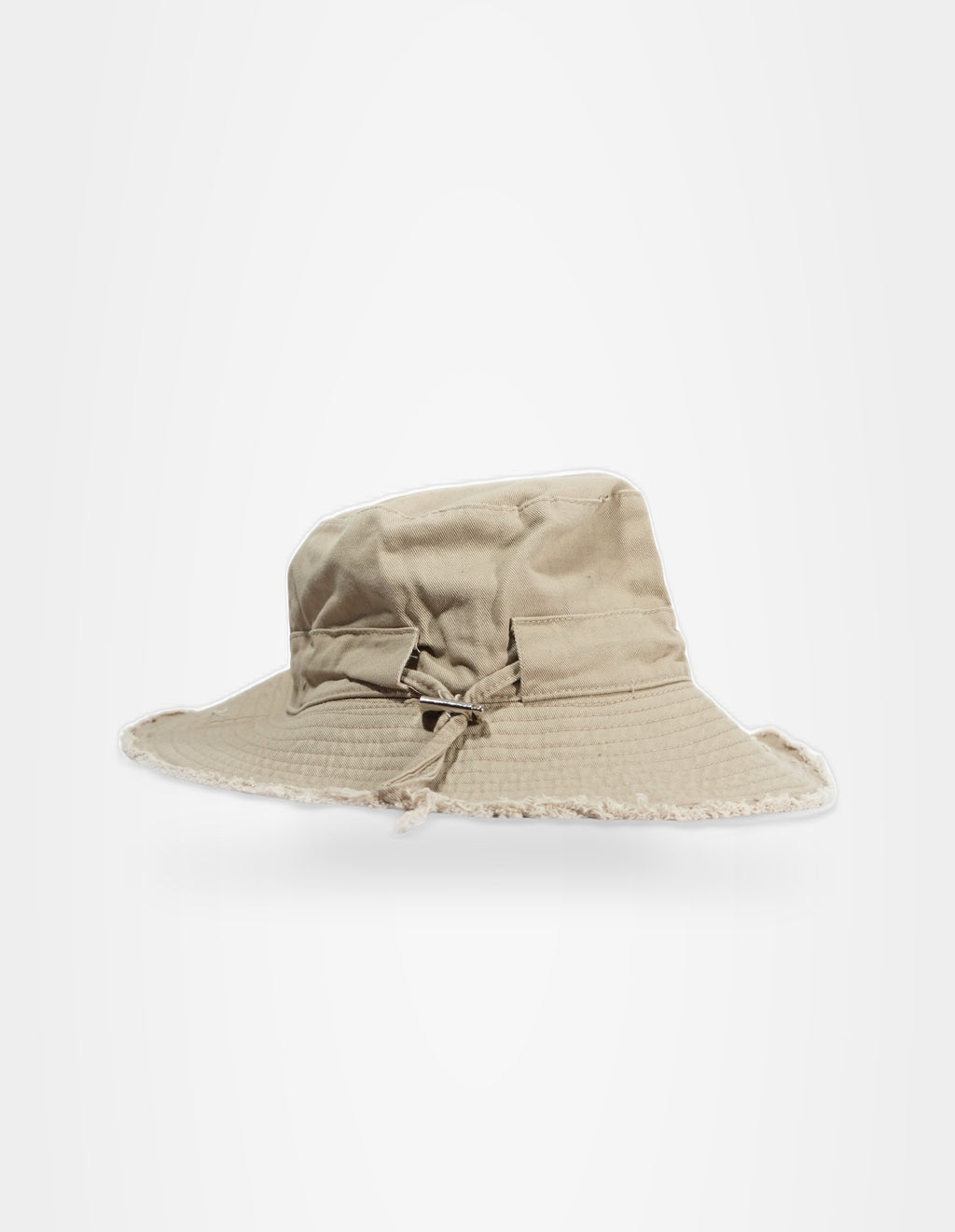 Sunburn Beige Bucket Hat — view 03 — Studio Joshua August 2026 — PI37-03
