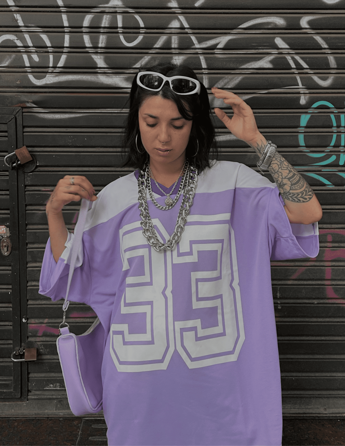 Hockey Style Lilac Dri-Fit T-Shirt