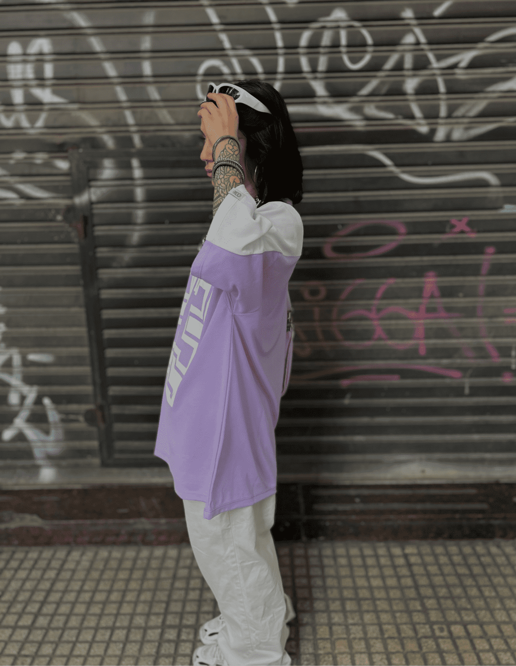 Hockey Style Lilac Dri-Fit T-Shirt