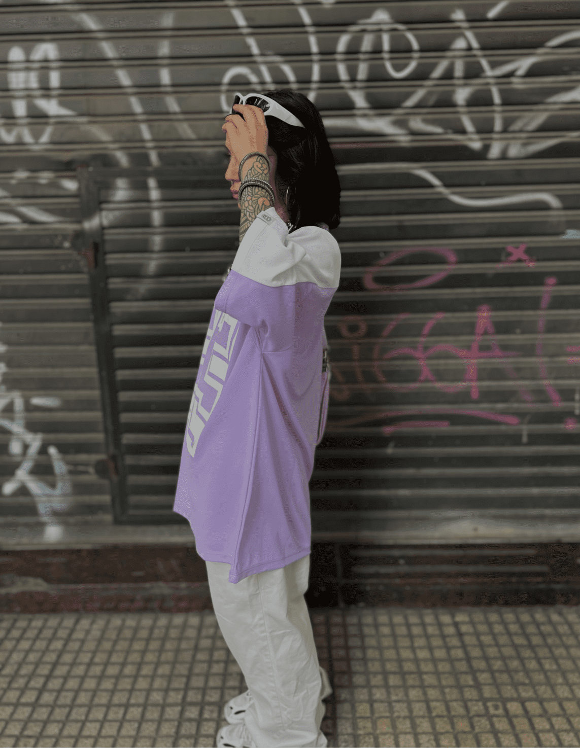Hockey Style Lilac Dri-Fit T-Shirt