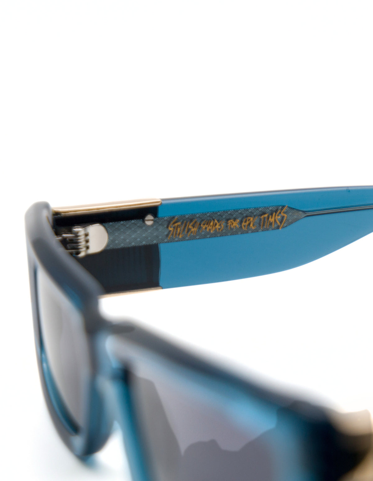 Croco Blue Sunglasses