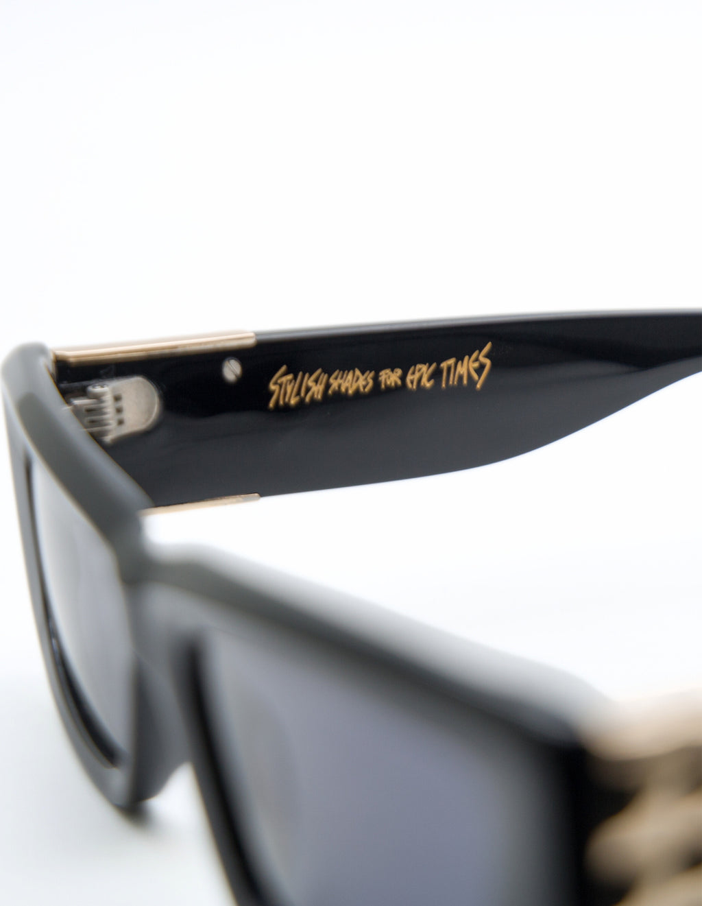 Crocodile Black Sunglasses