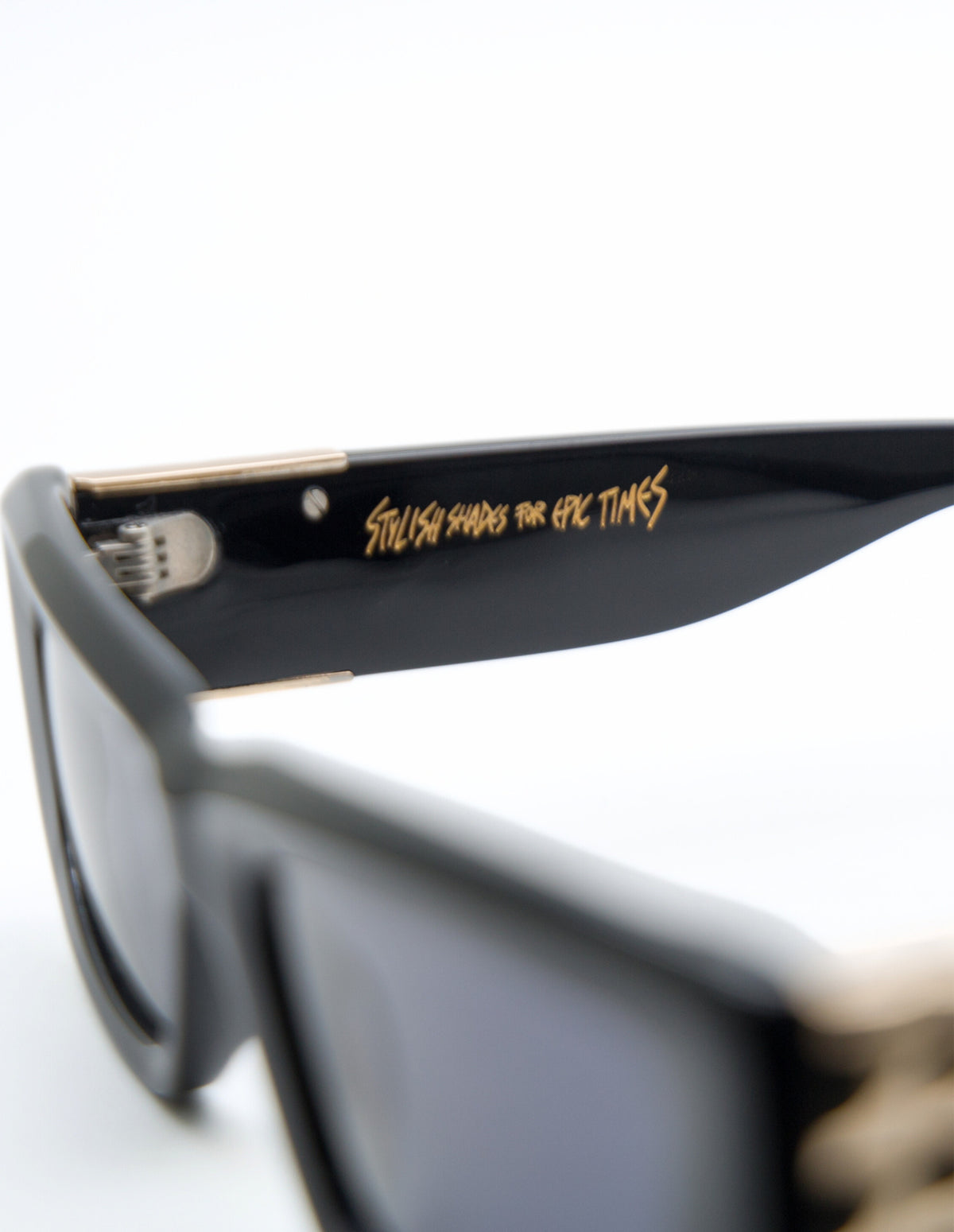 Crocodile Black Sunglasses
