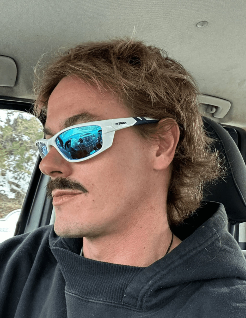 Cali White Polarized Sunglasses