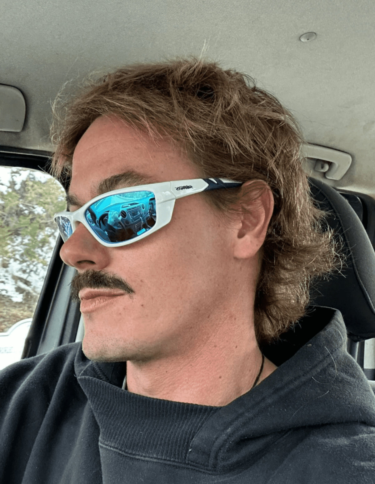 Cali White Polarized Sunglasses