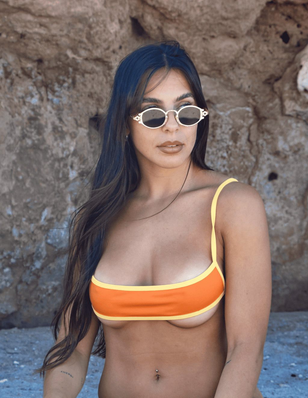 Dinasty Gold & Green Sunglasses