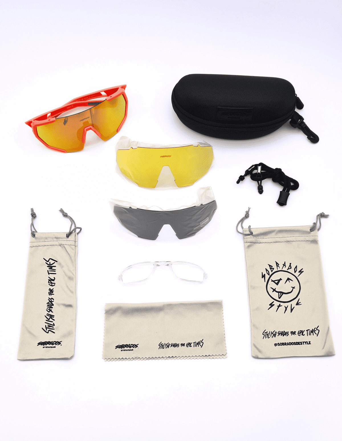 Zermat Orange + 2 Sunglasses
