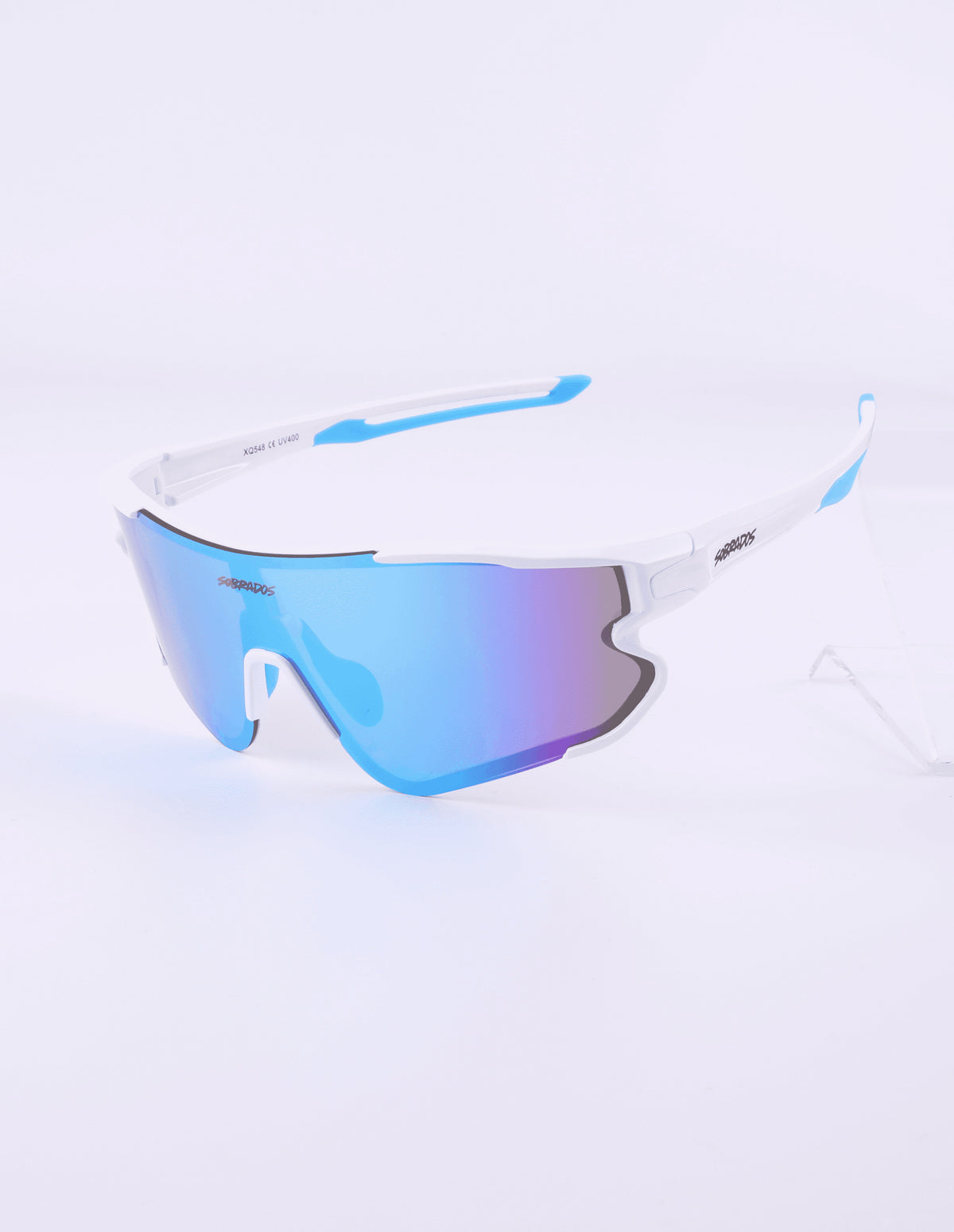 Speed White + 2 Sunglasses